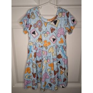 Dress Little Girls Mouse Princess Park Snacks Characters Spring Summer Size 6/7